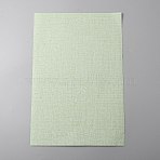 PVC Self-Adhesive Wall Stickers, Waterproof Wall Decals for Dollhouse, Wall Decoration, Rectangle, Light Green, 300~305x202~205x0.4mm(DIY-WH0409-20B)