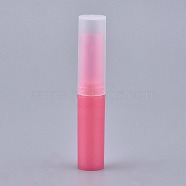 DIY Empty Lipstick Bottle, Lip Gloss Tube, Lip Balm Tube, with Cap, Hot Pink, 8.3x1.5cm, Capacity: 4ml(0.13 fl. oz)(DIY-K029-05)