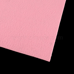 Non Woven Fabric Embroidery Needle Felt for DIY Crafts, Pink, 30x30x0.2~0.3cm, 10pcs/bag(DIY-R061-10)