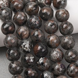 Natural Fluorescent Syenite Rock(Glow under UV Light) Beads Strands, Smooth Round, 10~11.5mm, Hole: 1mm, about 36~40pcs/strand, 14.76''(37.5cm)~15.75''(40cm)(GG-NH0012-A01-10mm)