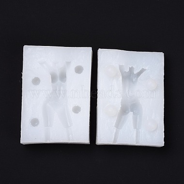 Moule de corps de poupée artisanale en silicone bricolage(DIY-I082-04)-2