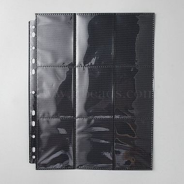 PP Plastic 11 Holes Binder Inner Pages for Card Holder(AJEW-WH0796-94)-1