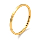 Ion Plating(IP) 304 Stainless Steel Simple Plain Band Finger Ring for Women Men(RJEW-F152-05G-E)-1