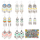 kit de fabrication de boucles d'oreilles lustre bohème sunnyclue bricolage(DIY-SC0020-97)-1