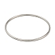 304 Stainless Steel Simple Plain Bangle for Women(BJEW-F461-01C-P)-2