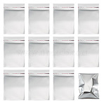 OPP Cellophane Storage Bags, Self Seal Bags, Rectangle, Silver, 8.8~11.2x7x0.01cm(OPP-TADJ0001-06B)