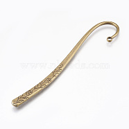 Tibetan Style Alloy Bookmarks Findings, Antique Bronze, 120x22x2.5mm, Hole: 3mm(PALLOY-E449-11AB)