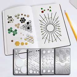 4Pcs 4 Style Custom 304 Stainless Steel Cutting Dies Stencils, for DIY Scrapbooking/Photo Album, Decorative Embossing, Matte Platinum Color, Book Pattern, 17.7x10.1cm, 1pc/style(DIY-FG0002-08)