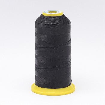 Nylon Sewing Thread, Black, 0.8mm, about 250mm/roll