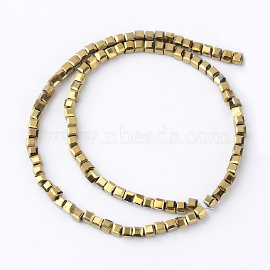Electroplate Crystal Glass Faceted Cube Beads Strands(X-EGLA-F013-A02)-2