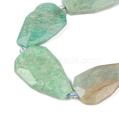 amazonite naturelles brins de perles(G-P548-B25-01)-3