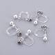 Plastic Clip-on Earring Findings(X-STAS-P221-24P)-1