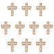 10Pcs Brass Micro Pave Clear Cubic Zirconia Beads(FIND-SZ0005-97)-1
