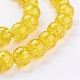 Spray Painted Crackle Glass Beads Strands(CCG-Q001-10mm-10)-3