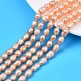 Pearl Pink Rice Pearl Beads(PEAR-N012-06B)