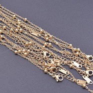 1.6mm Unisex 304 Stainless Steel Satellite Chains Necklaces(WG3336-2)