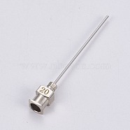 Stainless Steel Fluid Precision Blunt Needle Dispense Tips, Stainless Steel Color, 49.7x6.2x5.7mm, Hole: 4mm, Pin: 0.8mm(TOOL-WH0117-15C)