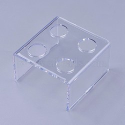 Acrylic Lipstick Display Stands, Clear, 69.5x69x40mm(ODIS-WH0005-04)