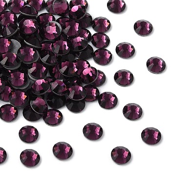 Preciosa&reg Crystal Hotfix Flatback Stones, Czech Crystal, Round(438 11 612 Chaton Rose VIVA 12 &reg), 20050 Amethyst, SS10(2.7~2.9mm)