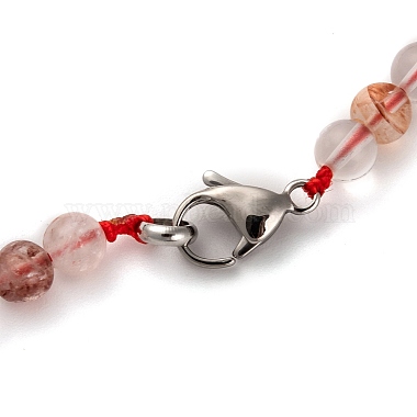Colliers de perles gradués en quartz naturel et ensembles de bijoux de bracelets extensibles(SJEW-H304-01B)-4