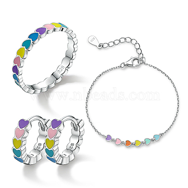 Sterling Silver Bracelets & Earrings & Rings