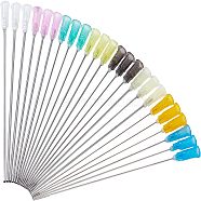 Plastic Fluid Precision Blunt Needle Dispense Tips, Mixed Color, 125x115x11.5mm, 24pcs/box(TOOL-BC0005-62)