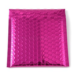 Polyethylene & Aluminum Laminated Films Package Bags, Bubble Mailer, Padded Envelopes, Rectangle, Camellia, 17~18x15x0.6cm(OPC-K002-03D)