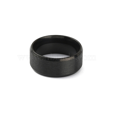 201 Stainless Steel Plain Band Ring for Women(RJEW-WH0010-06B-MB)-2