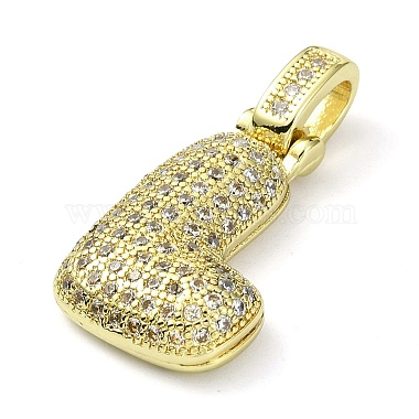 pendentifs en laiton zircon cubique transparent(KK-M279-01G-L)-2