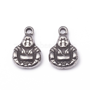 Antique Silver Human Stainless Steel Charms