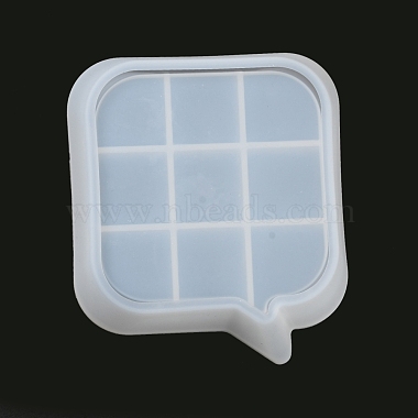 Moules en silicone de plat de stockage de style bulle de message de bricolage(DIY-A035-06C)-3