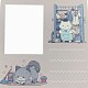 Cartoon Square with Cat Pattern Memo Pad Sticky Notes(PW-WG80660-02)-1