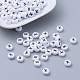 Flat Round with Letter X Acrylic Beads(X-PL37C9070-X)-1