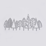 Carbon Steel Cutting Dies Stencils, for DIY Scrapbooking/Photo Album, Decorative Embossing DIY Paper Card, Tree, Matte Platinum Color, 6.1x13.5cm(DIY-L024-34)