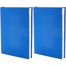 3Pcs Elastic Fabric Book Covers, Rectangle, Blue, 235x365x3mm, Inner Diameter: 142x40mm(DIY-CP0007-42B)