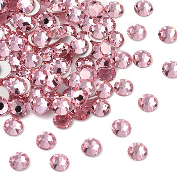 Preciosa&reg MAXIMA Crystal No Hotfix Flatback Stones, Czech Crystal, Dura Foiling, Round(438 11 615 Chaton Rose), 70020 Light Rose, SS10(2.7~2.9mm)