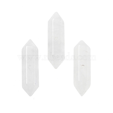 Natural Mixed Stone Double Terminal Pointed Beads(G-A231-01)-2