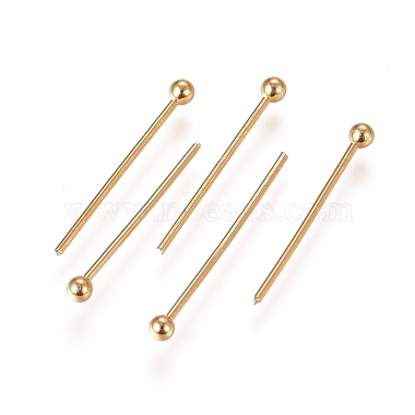 1.6cm Golden Stainless Steel Ball Head Pins