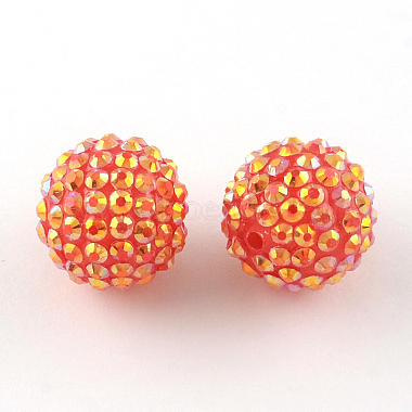 Perles de strass en résine de couleur AB(RESI-S315-16x18-M)-2