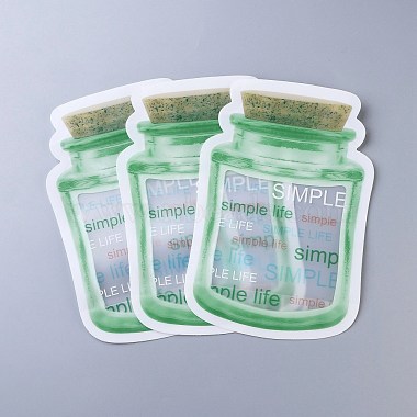 Reusable Bottle Shape Zipper Sealed Bags(OPP-Z001-04-B)-3