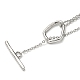 304 Stainless Steel Lariat Necklaces for Women(NJEW-K259-06P)-2