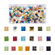 Beadthoven 190Stk. 19 Farben DIY Glascabochons(GGLA-BT0001-02)-8
