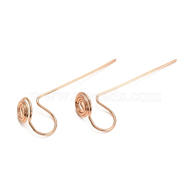 Rose Gold Brass Earring Settings