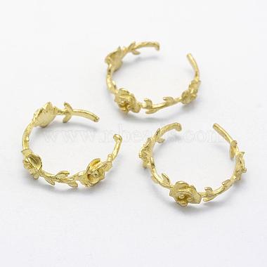 Unplated Brass Ring Components