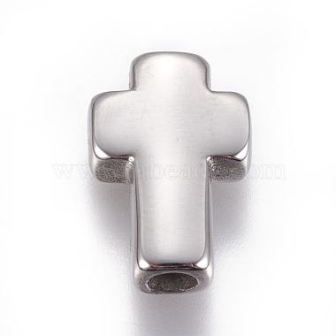 Stainless Steel Color Cross Stainless Steel Beads