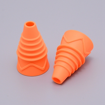 Silicone Reusable Fruit Fly Traps, for Capturing Skeeter, Orange, 5.4x3.3cm