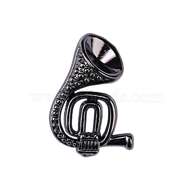 Musical Instruments Alloy Brooch