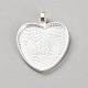 Alloy Pendant Cabochon Settings(FIND-WH0165-13S)-1