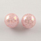 AB Color Transparent Crackle Round Acrylic Beads(CACR-S006-01)-1
