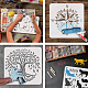 PET Hollow Out Drawing Painting Stencils(DIY-WH0391-0423)-4